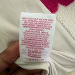 No Boundaries  Women Heart fleece Jacket - Cream‎ and Pink Photo 6