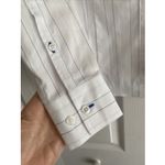 Brooks Brothers  United Exclusive Womens 00 NEW Uniform Button Front Pinstripe Photo 3