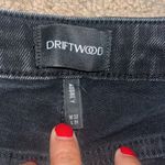 Driftwood  Audrey Toujours High Rise‎ Jeans Dark Night Black 32 Photo 5