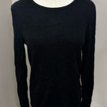 Lord and Taylor Black 100% Cashmere Sweater Medium Photo 0