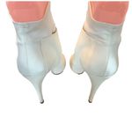 Chinese Laundry KRISTIN CAVALLARI FOR ECRU "LANEY" LEATHER PEEP TOE HEELS (7.5) Photo 6