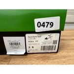 Kate Spade  Bora Bora Heel Black Natural Mint Crochet Raffia Size 5 NIB Vacation Photo 15