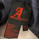 Adrienne Landau Navy Faux Fur Collar Cape Poncho Size undefined Photo 9