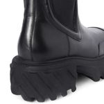 Off-White NEW Black Tractor Motor Leather Boots, Size 38 NEW in Box $1,325 Photo 5