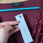 VICI Burgundy Sequin Dress Photo 1