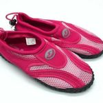 Shoe Shack Womens Water Shoes Drawstring Mesh Slip On Pink Size 8 Photo 0