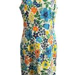 Tommy Hilfiger  | Women's Bright Retro Floral 100% Cotton Summer Dress Sz 10 Photo 0