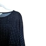 J.Jill Pure  Sweater Tunic Top Womens XL Petite Multicolor Print Stretch Blouse Photo 2