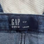 Gap Denim Blue Jeans Leopard Print Mid Rise Leggings Women’s Sz 4/27 NWT Photo 3