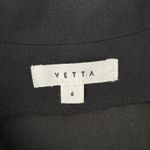 Vetta Capsule The Notch Collar Two Piece Dress Size 6 Black Button‎ Front Basics Photo 11