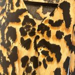 River Island ‎ Tan Long Sleeve Leopard Dress Size 2 Photo 1