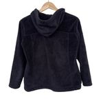 Life is Good Black Fleece Fuzzy Full Zip Hoodie Sz S Photo 4