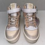 Adidas Forum Bonega Mid Ecru Tint Cloud White GW7061 Platform Sneakers Womens 7 Photo 2