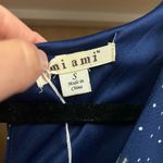 Miami Polk a dot floral midi dress with 3/4 sleeve and peep hole back size S Photo 3