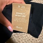 Madewell NWT The Emmett Wide-Leg Pant Patch Pocket Edition Classic Navy- Size 25 Photo 6