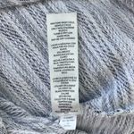 Chico's Chico’s Weekend Top Sz 1 Cowl Neck 3/4 Sleeve Sweater Gray Striped Comfort Photo 8