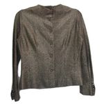 jackie o vintage gold skirt suit size medium 6 8 Photo 1