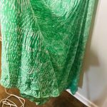 Jonathan Simkhai Adelaide Green Floral Print Satin Cutouts Maxi Dress size XS Photo 7