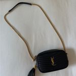 Yves Saint Laurent Lou Mini Black Quilted Leather Crossbody Bag Photo 0