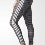 Adidas Original Black & White Heart Print Pavao Leggings Photo 0
