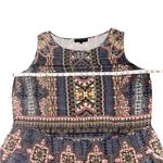 HEMANT & NANDITA Vibrant Boho Patterned Mini Dress Women’s size 1 X Blue Photo 12