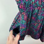 Summersalt The Silky Luxe Ruffled Romper Sz Small Floral Cover Up Beachy Resort Photo 2