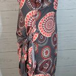 Robbie Bee Dress Size PS Wrap Style Short Sleeve Knee Length Stretch Fabric Photo 3