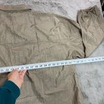 Athleta NWOT  Lightweight Lunar Sheen Shirt Jacket Brownstone Beige XL Relaxed Photo 8