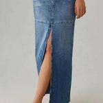 Reformation Tazz Denim Maxi Skirt in Wash Hemlock Size US 23 Photo 12