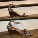 Coach Odetta Wedge With Signature Buckle Sandal Ankle Strap Size 9.5 Photo 3