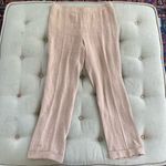 Akris  Nubby Linen Cuffed Side Zip Trousers Pants 12 Photo 2
