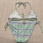 Victoria's Secret  Tie Dye Pastel Aztec String Bikini Set Photo 4