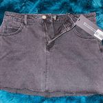 White Fox Boutique Toxic Energy Denim Mini Skirt 🖤❤️ Photo 0