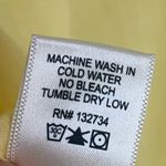 Bella Dahl  Hi Low T-Shirt Womens Size S Chest Pocket‎ Yellow Flowy Photo 6