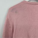 American Vintage Vintage Y2K Cottagecore Pink Floral Sweater Cardigan Size Large Coquette Photo 8