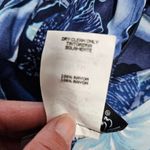 All that jazz Vintage 90s Blue Tropical Floral Sleeveless Maxi Dress Size 9/10 Photo 5