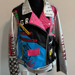 Red Fox  No One is Innocent Loveless Generation Faux Leather Punk Jacket Size 3XL Photo 0