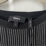Theory  Panel Knit Sleeveless Dress Womens Size P / 0 Black White Stretch‎ NEW Photo 1
