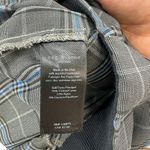 Rag and Bone  Simone Gray Blue Plaid Check Print Ankle‎ Pant Size 00 Photo 10