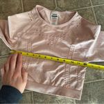 Gymshark Light Pink Long Sleeve Crop Top Small | Workout, Gyn, Fitness, Exercise Photo 4