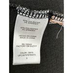 Daisy Fuentes Solid Black Scoop Neck Sleeveless Peplum Top Women's Size Small S Photo 4