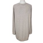 Bobi Cream Ribbed Knit Tunic Size Medium Oatmeal Tunic Photo 1