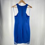The Impeccable Pig  Sleeveless Lace Accent Mini Dress‎ in Blue Size Small Photo 1