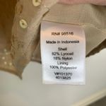 Coldwater Creek  Tan Shell Sequin Embellishment Sz M 10-12 Photo 3