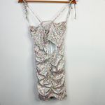 For Love & Lemons  Victorias Secret Satin Butterflies Floral Corset Slip Dress Photo 10