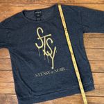 Stüssy Vintage womens Stussy en noir sweatshirt grey boat neck  sweatshirt size xs Photo 2