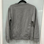 Champion  Women's Grey Logo Fleece Crew Neck Sweater Y2K Sz XL Photo 4