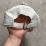 Keep Growing Orange Floral Canvas Adjustable Hat Photo 1