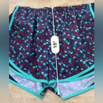 Nike Tempo Women’s Sz L Burgundy/Black/Teal Geo Pattern 3” Running Shorts Photo 8