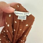 American Eagle  Womens XS Brown Polka Dot Wrap Ruffle Hem Shorts Boho Cottagecore Photo 4